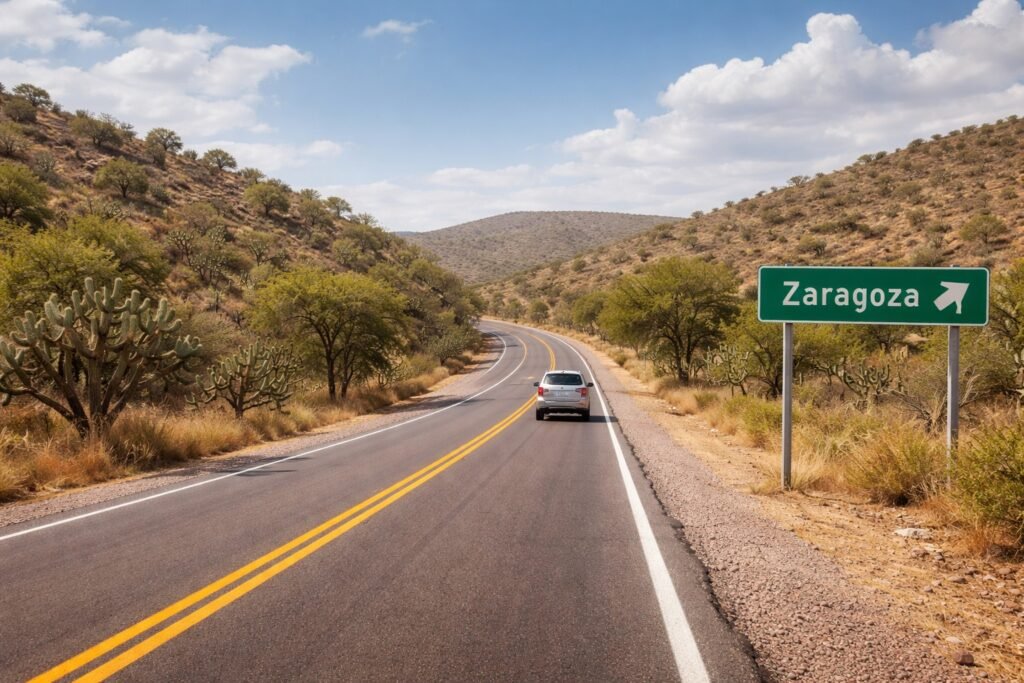 cómo llegar a Zaragoza San Luis Potosí