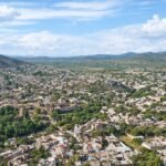 Vista panorámica de Zaragoza San Luis Potosí con el centro y sus alrededores